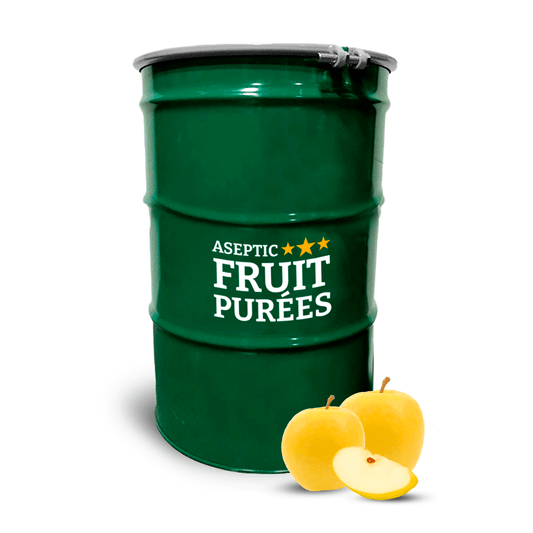 225 Kg Apple (Golden Delicious) Aseptic Fruit Purée Drum - Aseptic Fruit Purees | Canada