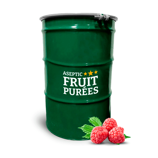 200 Kg Raspberry Aseptic Fruit Purée Drum - Aseptic Fruit Purees | Canada