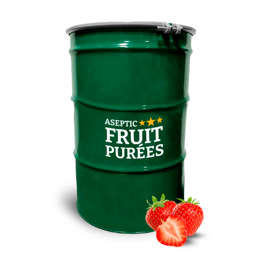200 Kg Strawberry Aseptic Fruit Purée Drum - Aseptic Fruit Purees | Canada