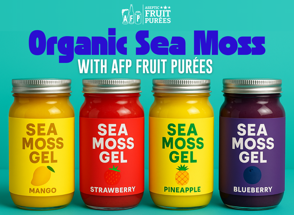 Organic Sea Moss: How AFP Fruit Purées Boost Your Sea Moss Product Line - Aseptic Fruit Purees | Canada