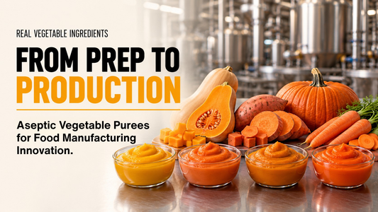 From Prep to Production: Exploring Aseptic Vegetable Purées for Food Manufacturing