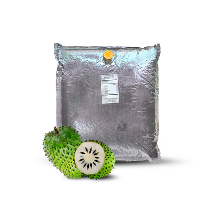 Sac aseptique de purée de fruits de 20 kg de corossol (guanabana)