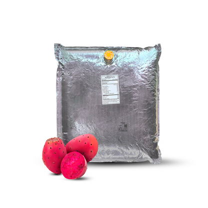 Sachet aseptique de purée de fruits de figue de barbarie rouge 20 kg