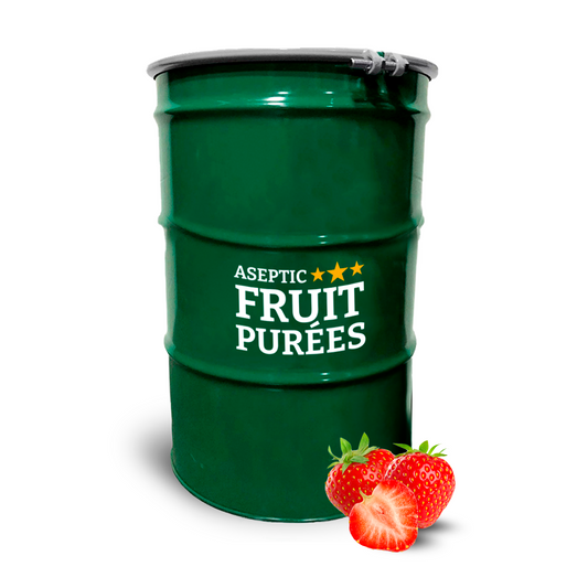 200 Kg Strawberry Aseptic Fruit Purée Drum