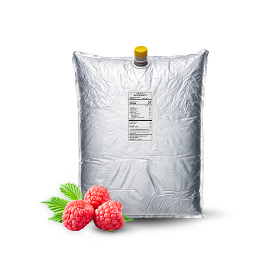 20 Kg Raspberry Aseptic Fruit Purée Bag