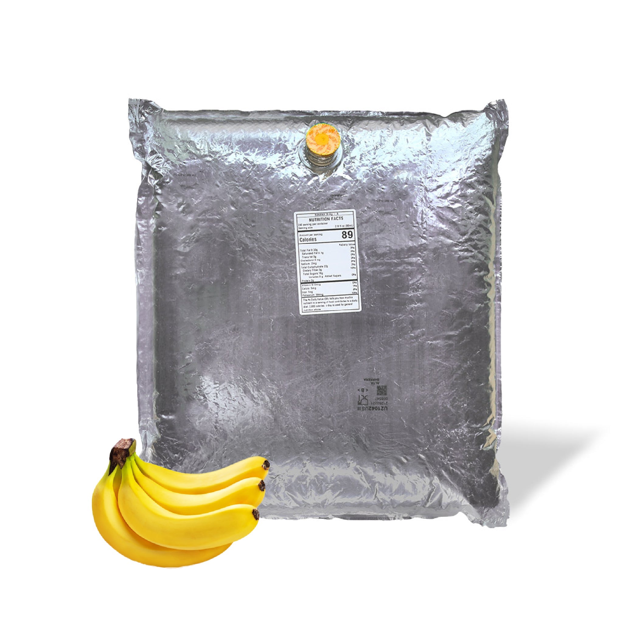 Sachet aseptique de purée de fruits banane 20 kg – Aseptic Fruit Purees